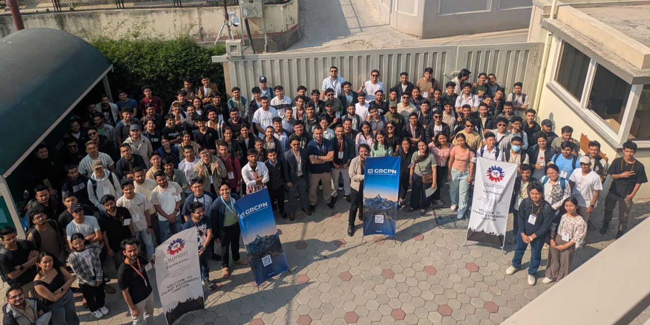 Group photo at OWASP Kathmandu 7th Meetup